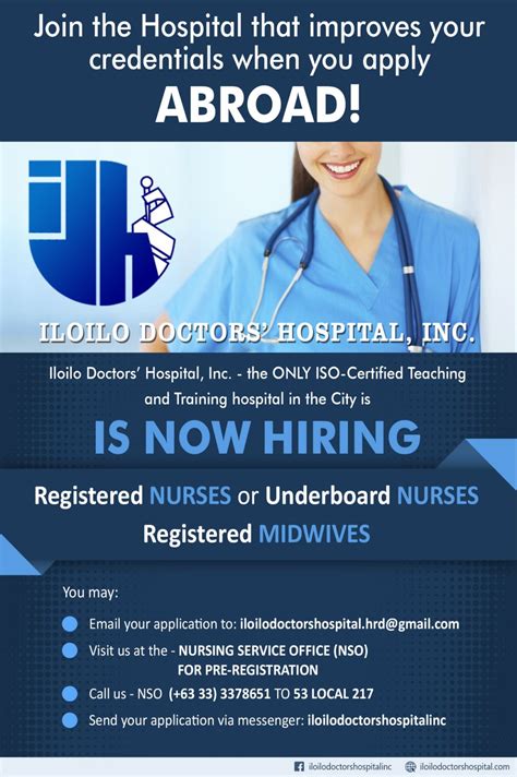 Careers - ILOILO DOCTORS HOSPITAL, INC