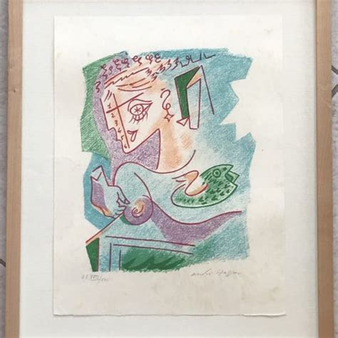 Andre Masson Lithograph 1988 Untitled N6-1 | Artebonito