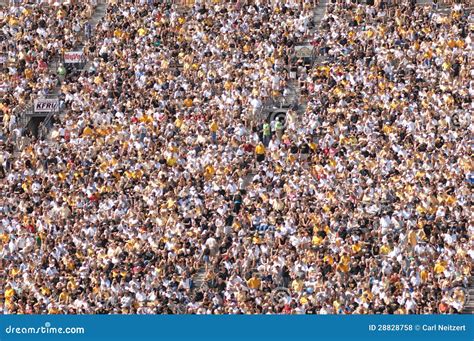 Large Stadium Crowd editorial stock photo. Image of seats - 28828758