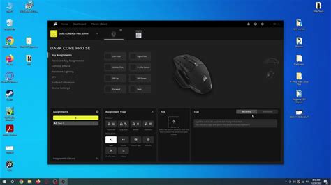 Corsair Dark Core RGB SE Pro - How To Change Buttons Mapping - YouTube