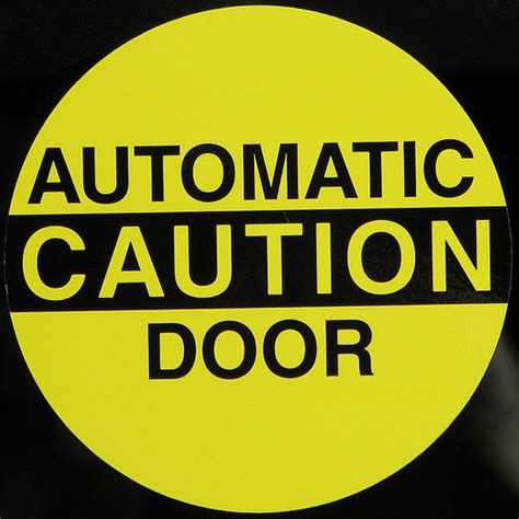 Signage for Low Energy Automatic Doors - I Dig Hardware - Answers to ...