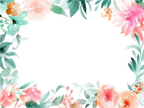 Floral Frame image Backgrounds for Powerpoint Templates - PPT Backgrounds