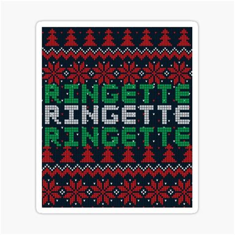 "Ringette Ringette Ringette" Sticker for Sale by dacdibac | Redbubble