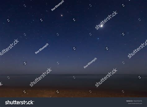 Planet Jupiter Bright Stars Spica Arcturus Stock Photo 1964765476 | Shutterstock