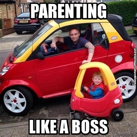 Parenting Like A Boss Funny Smart Car Looks Like Kids Toy Car | Funny ...