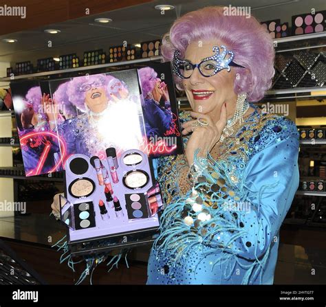 Dame Edna attending the The M.A.C. Dame Edna Collection Launch, Los Angeles Stock Photo - Alamy