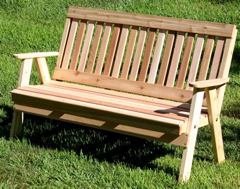 Cedar Benches Cedar Outdoor Bench | Cedar bench, Outdoor bench, Garden ...