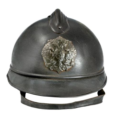 465 - Russia. Imperial. World War I. 1915 Model Adrian Helmet. Riveted...