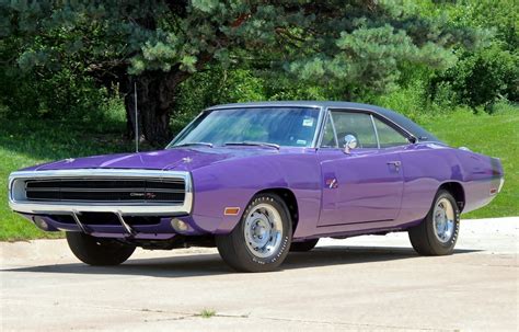 1970 Dodge Charger R/T Purple Rotisserie Restored #s match For Sale ...