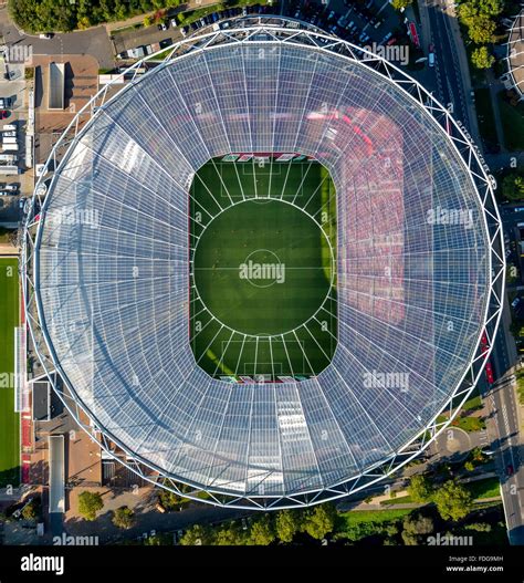 Leverkusen Stadium / Football Stadium In The Sun, Aerial Editorial ...