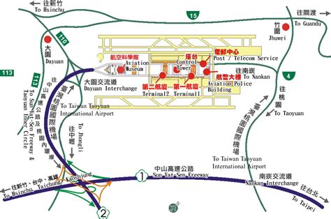 Taiwan Taoyuan International Airport Map