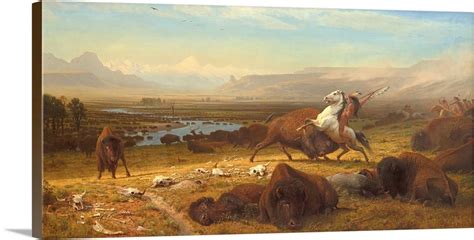 The Last of the Buffalo, by Albert Bierstadt, 1888 Wall Art, Canvas ...