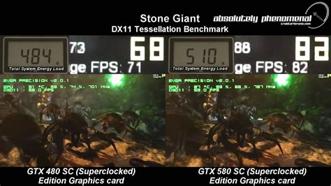 GTX 580 vs GTX 480 Stone Giant DX11 Benchmark - YouTube