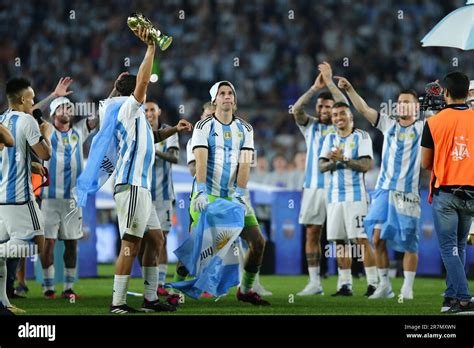 Argentina Soccer Team World Cup Champion Stock Photo - Alamy