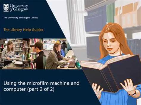 Using the microfilm machine and computer (Part 2 of 2) - YouTube