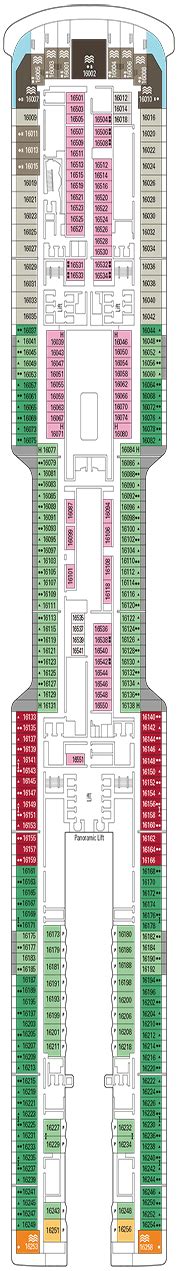 MSC World Europa Deck plan & cabin plan