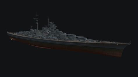 Bismarck - 3D model by EletricalFuse [38d6a60] - Sketchfab