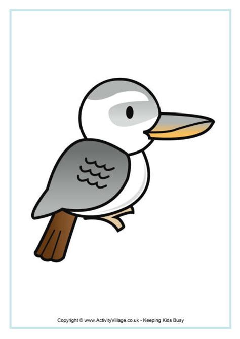 Kookaburra Outline - ClipArt Best