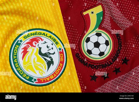 Close up of Senegal National Football team kit Stock Photo - Alamy