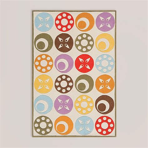 Circles Rug | World Market for 3rd Floor Landing | Kids area rugs, Kids rugs, Area rugs