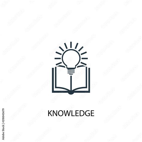 Knowledge creative icon. Simple element illustration. Knowledge concept symbol design from ...