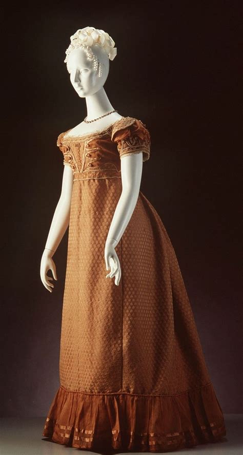 Deconstruction: 1820 Copper Evening Gown – Historical Sewing