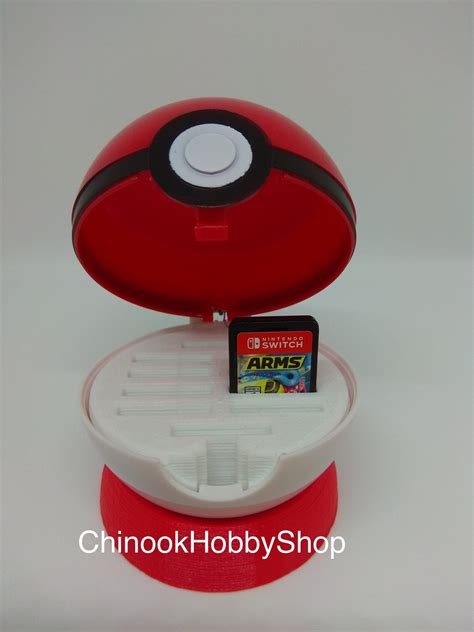 Pokeball Nintendo Switch Game Case 3D Printed | Etsy