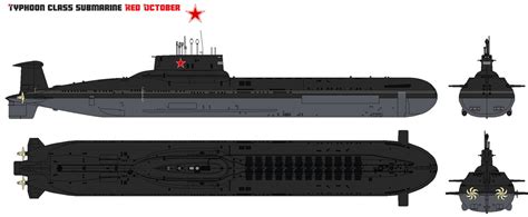 Typhoon class submarine Red October by bagera3005 on DeviantArt