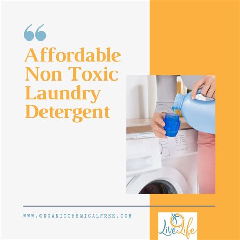 How to Make Non Toxic Laundry Detergent Affordable | Organic and Chemical-Free Life