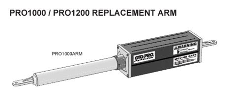 GTO/PRO 1000 gate opener, looking for parts | IH8MUD Forum