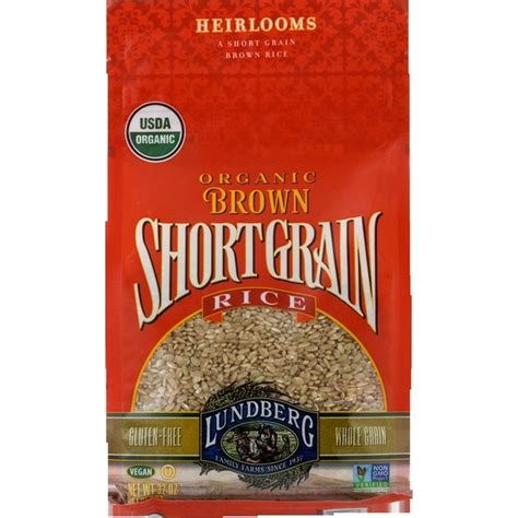 Lundberg Family Farms Brown Rice, Organic, Short Grain (32 oz) - Instacart