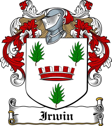 Irwin Family Crest / Irish Coat of Arms Image Download - Tradebit