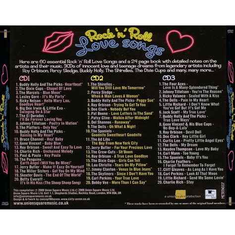 Rock'N'Roll Love Songs (CD1) - mp3 buy, full tracklist