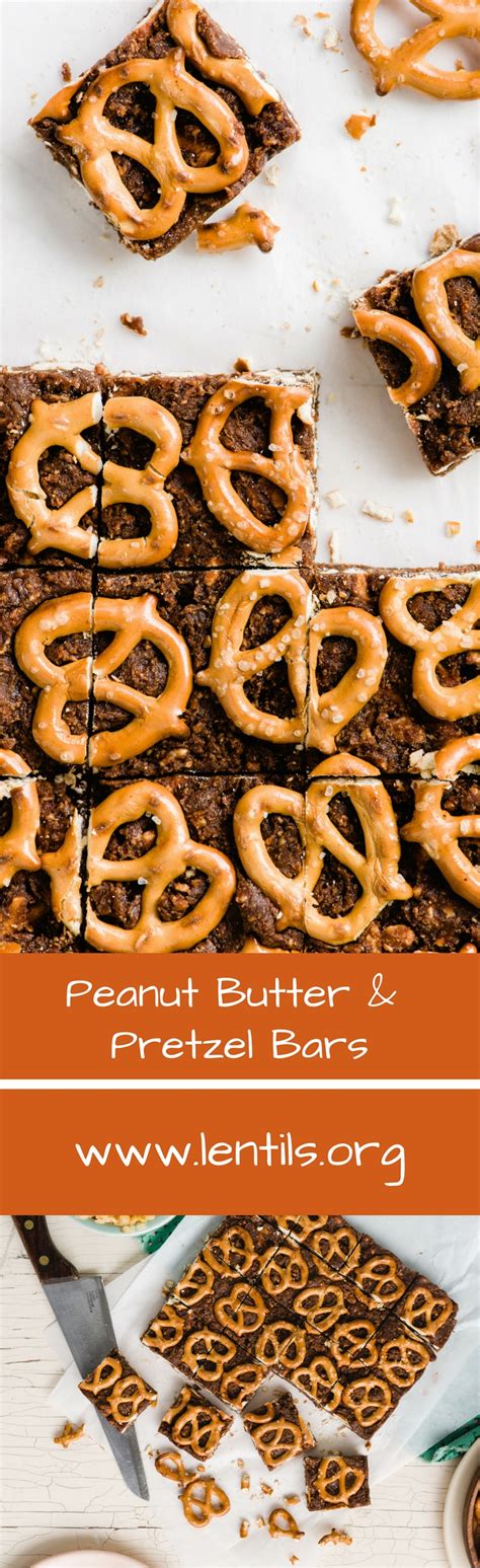 Peanut Butter & Pretzel Bars – Lentils.org