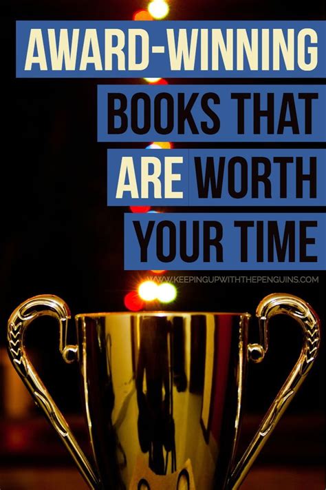 Award Winning Books That Are Worth Your Time | Award winning books ...