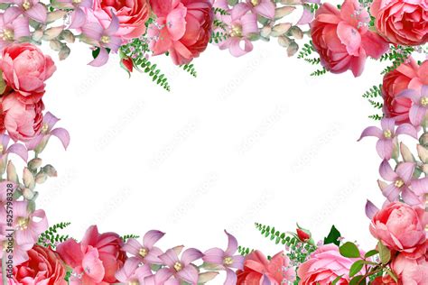 Flower border Frame Background, Flower Background, Floral Frame ...