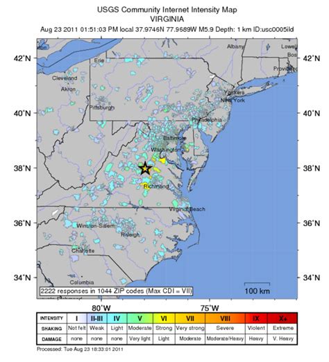 Earthquake Experienced In D.C. Region | DCist