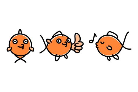 Goldfish - character design By Side Project | TheHungryJPEG