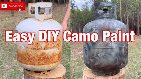 Easy DIY Camo Paint // a simple tutorial on painting anything camo using only leaves and spray ...