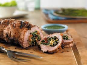 Stuffed Pork Tenderloin with Chimichurri - Pork Recipes - Pork Be Inspired