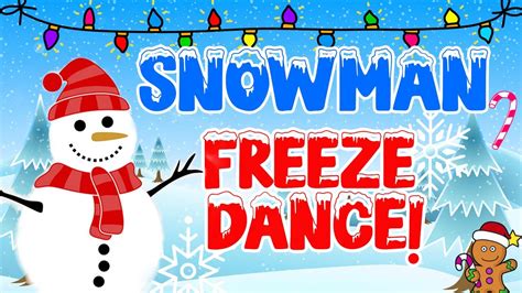 Snowman Freeze Dance! | Holiday Brain Break | Kids Music - YouTube