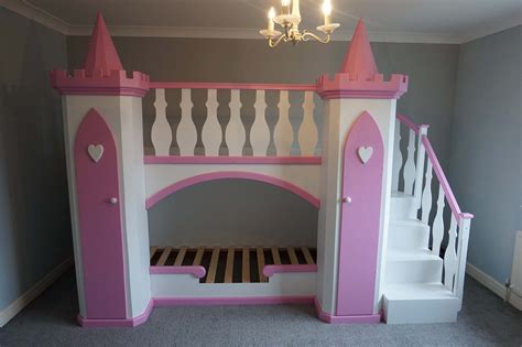 Girls Princess Castle Loft Bed