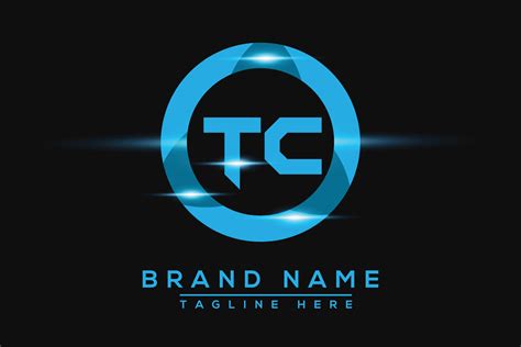 TC Blue logo Design. Vector logo design for business. 38016877 Vector Art at Vecteezy