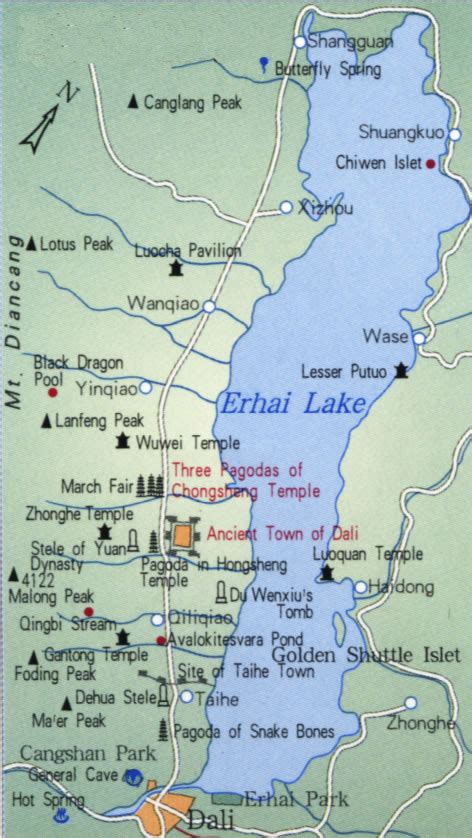 Dali Maps - Dali Yunnan Maps & Dali Travel Maps