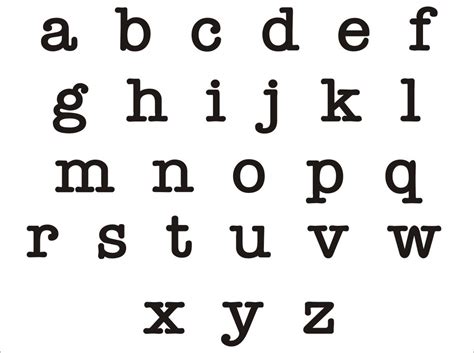 Alphabet Template - ClipArt Best