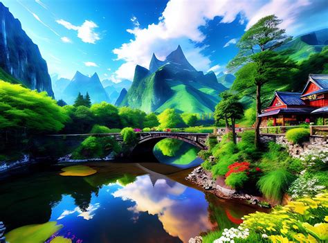 Painting Nature Wallpaper Art