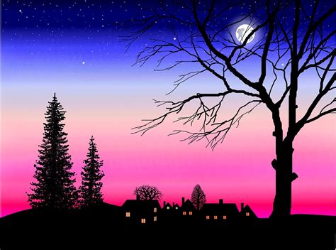 Download Afterglow, Graphic, Landscape. Royalty-Free Stock Illustration ...