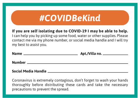COVID-19 Assistance Card - Help the Community | Mintaga Insights