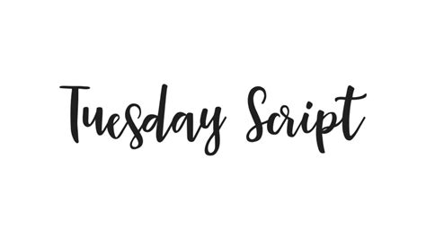 Tuesday Font Download - Free Fonts Lab