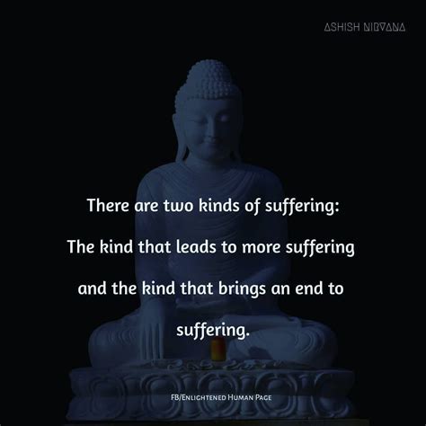 there are two kinds of suffering: the kind that leads to more suffering ...